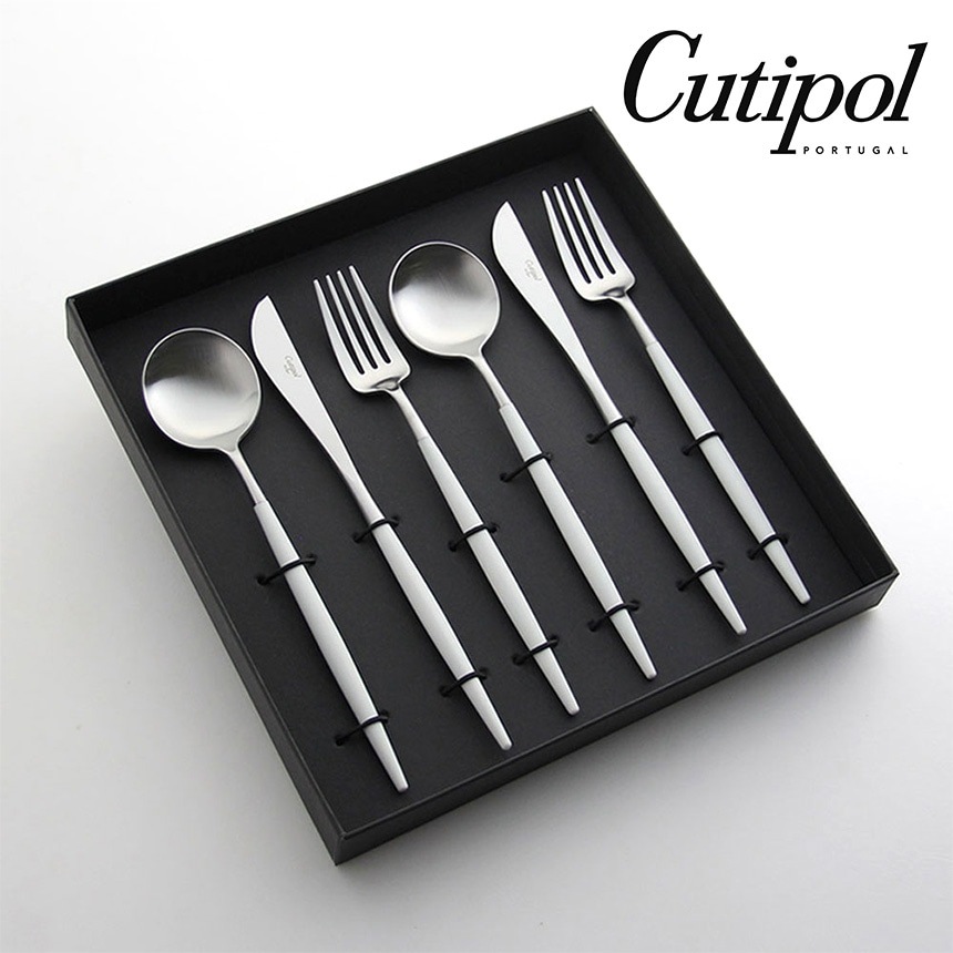 クチポール カトラリーセット 黒／シルバー 【公式通販】