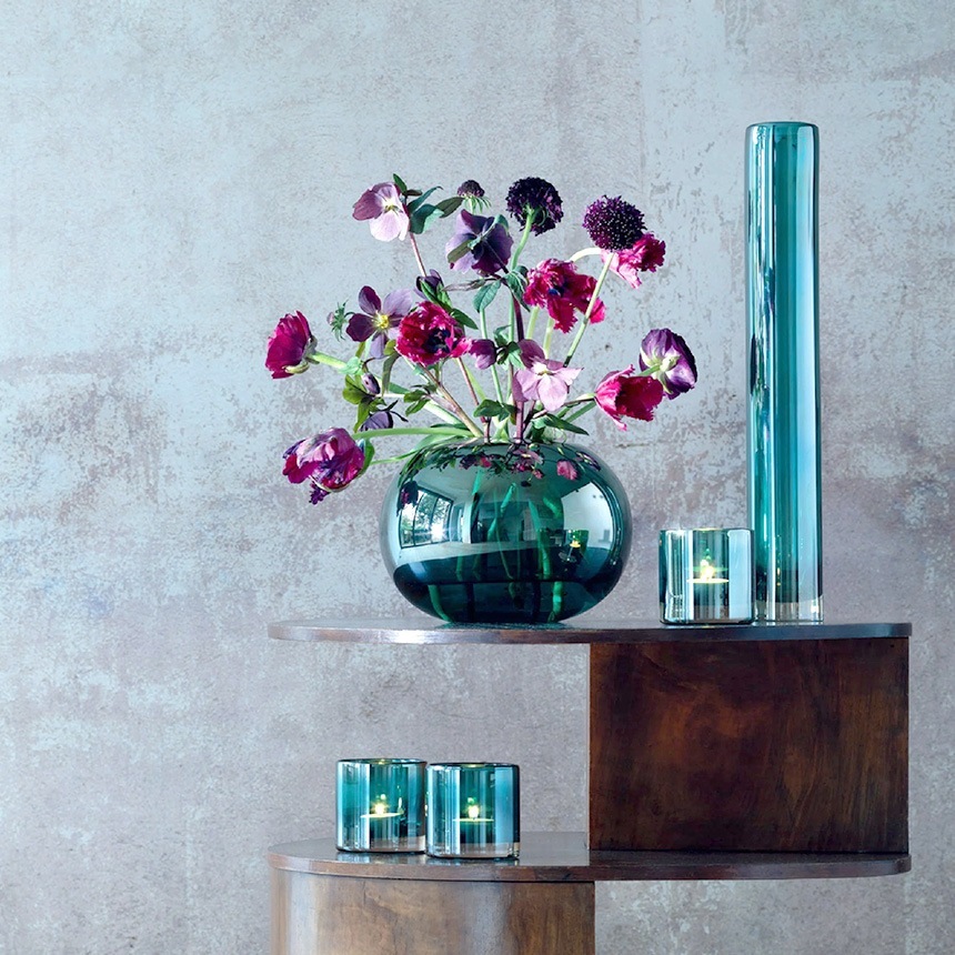 LSA International �ե��١��� Epoque ���ݥå� ���� H18cm Ʃ�����饹/�������/����ץ�/���饹�١���/�̲�/�̲�����ƥꥢ/�ե�����󥸥���/��̺���/�ϥ��ɥ�������㡼/