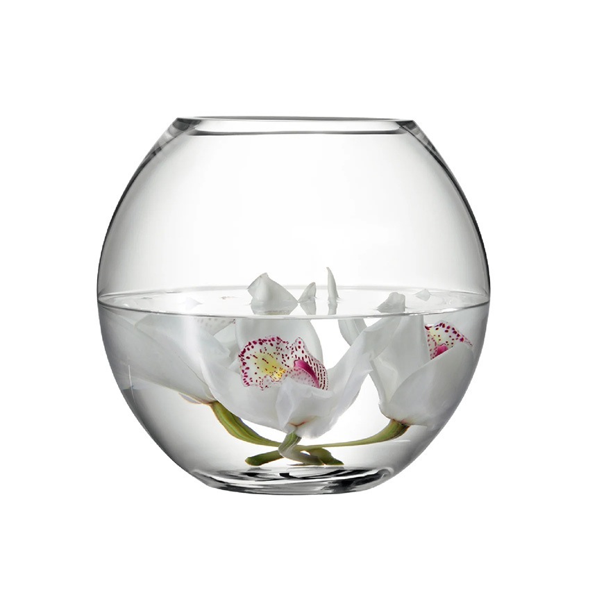 LSA International ե١ FLOWER եROUND BOUQUET VASE  H22cm Ʃ饹//ץ/饹١/̲/̲ƥꥢ/ե󥸥/̺/ϥɥ㡼/