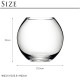 LSA International ե١ FLOWER եROUND BOUQUET VASE  H22cm Ʃ饹//ץ/饹١/̲/̲ƥꥢ/ե󥸥/̺/ϥɥ㡼/