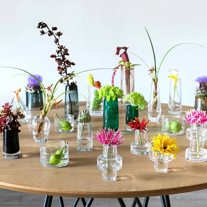 LSA International ե١ FLOWER եTall Stem Vase  H29cm Ʃ饹//ץ/饹١/̲/̲ƥꥢ/ե󥸥/̺/ϥɥ㡼/