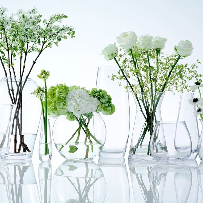 LSA International �ե��١��� GRAND STEM VASE ���� H41cm Ʃ�����饹/�������/����ץ�/���饹�١���/�̲�/�̲�����ƥꥢ/�ե�����󥸥���/��̺���/�ϥ��ɥ�������㡼/