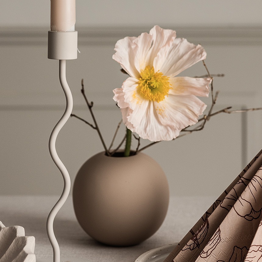 COOEE �������� Ball Vase ľ��10cm  �̲� ���� �ݤ� ƫ�� ������� �ե��١��� �ݷ� ���� �����ޤ� �ܡ��뷿 �� ������ ���� ���襤�� ����ƥꥢ ���� �̲�����  ������̵����