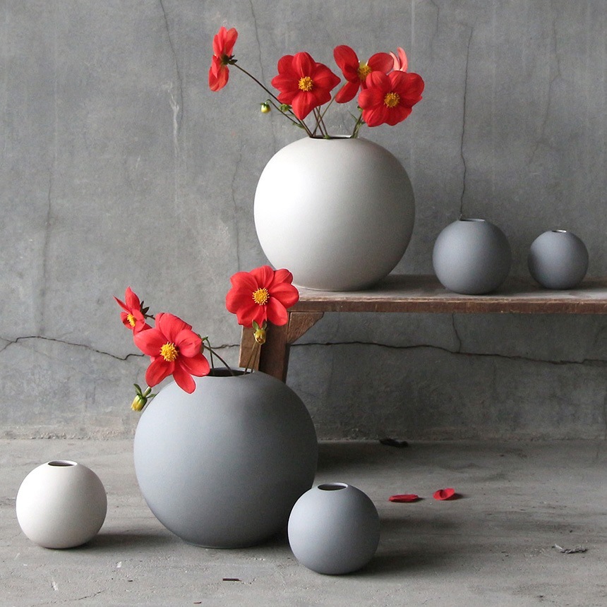 COOEE �������� Ball Vase ľ��10cm  �̲� ���� �ݤ� ƫ�� ������� �ե��١��� �ݷ� ���� �����ޤ� �ܡ��뷿 �� ������ ���� ���襤�� ����ƥꥢ ���� �̲�����  ������̵����