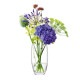 LSA International ե١ FLOWER ե BARREL BOUQUET VASE  H20cm Ʃ饹//ץ/饹١/̲/̲ƥꥢ/ե󥸥/̺/ϥɥ㡼/