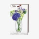 LSA International ե١ FLOWER ե BARREL BOUQUET VASE  H20cm Ʃ饹//ץ/饹١/̲/̲ƥꥢ/ե󥸥/̺/ϥɥ㡼/