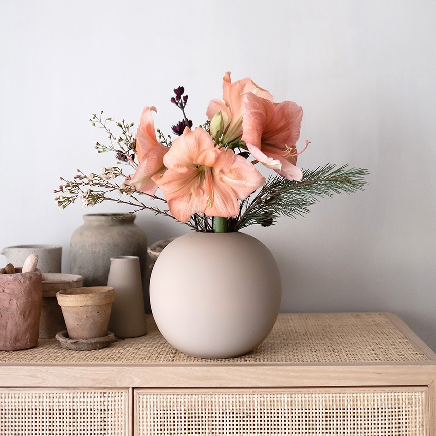 COOEE �������� Ball Vase ľ��20cm  �̲� ���� �ݤ� ƫ�� ������� �ե��١��� �ݷ� ���� �����ޤ� �ܡ��뷿 �� ������ ���� ���襤�� ����ƥꥢ ���� �̲�����  ������̵����