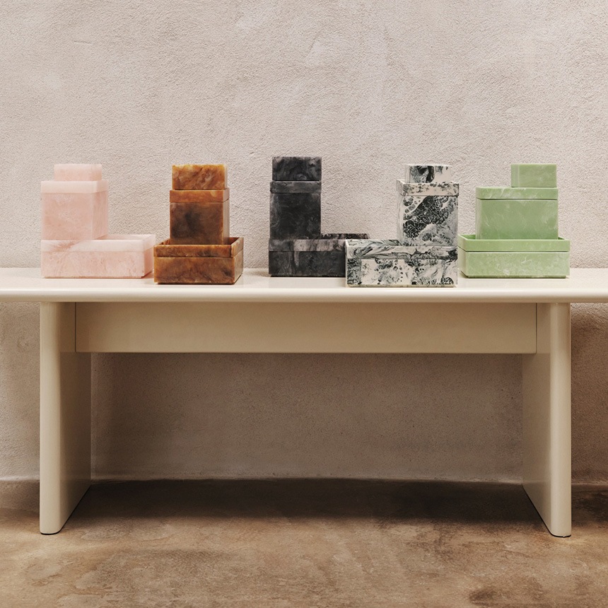 ferm LIVING �ե������ӥ� Mist Box �ߥ��ȥܥå��� 10��15cm  �̲����� ��ʪ���� �������� ����ƥꥢ���� ��Ǽ ������ �ܥå��� �Х��롼�� ���������꡼ ���奨�꡼ ���åȥ� ������������Ź  ������̵����
