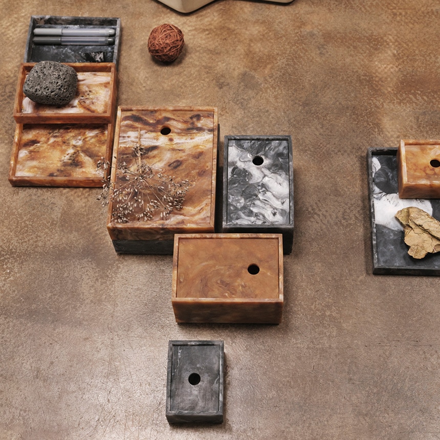 ferm LIVING �ե������ӥ� Mist Box �ߥ��ȥܥå��� 10��15cm  �̲����� ��ʪ���� �������� ����ƥꥢ���� ��Ǽ ������ �ܥå��� �Х��롼�� ���������꡼ ���奨�꡼ ���åȥ� ������������Ź  ������̵����