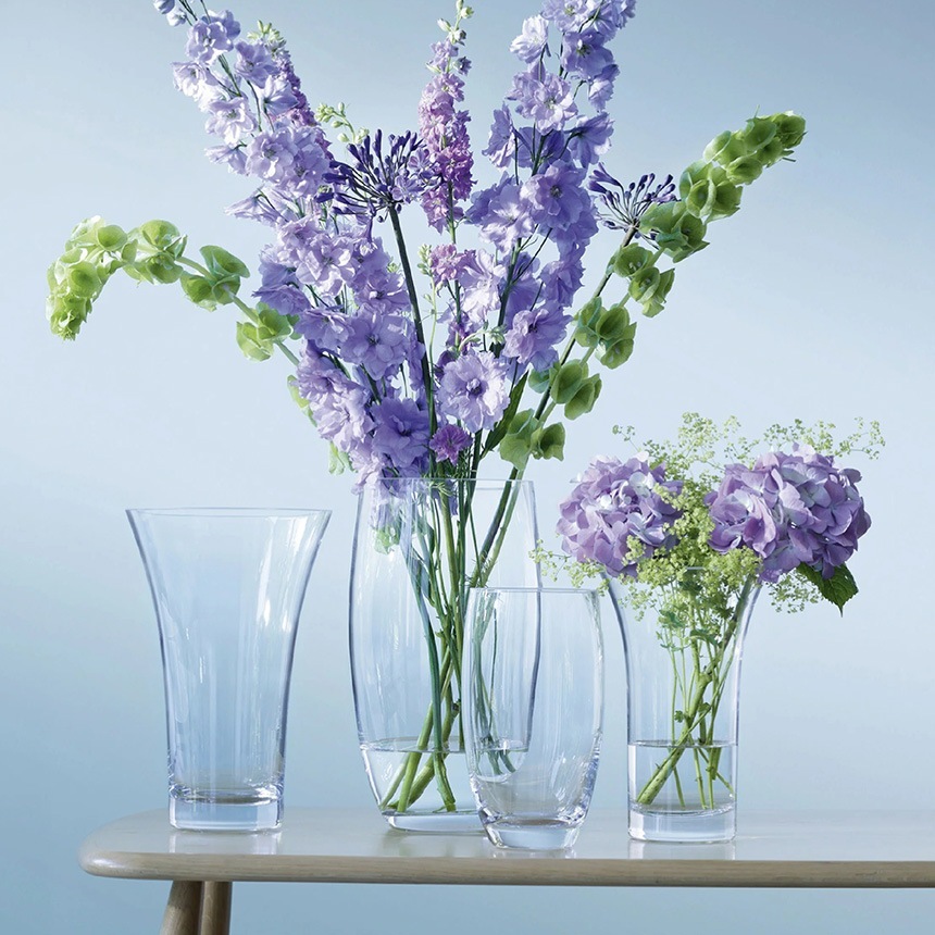 LSA International ե١ FLOWER ե BARREL BOUQUET VASE  H29cm Ʃ饹//ץ/饹١/̲/̲ƥꥢ/ե󥸥/̺/ϥɥ㡼/