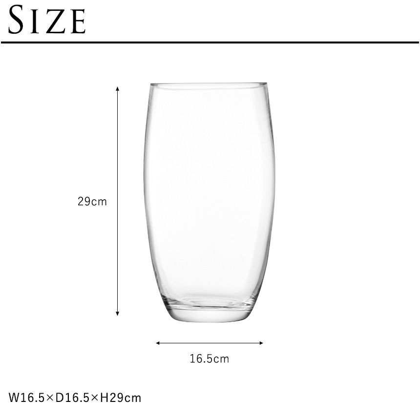 LSA International ե١ FLOWER ե BARREL BOUQUET VASE  H29cm Ʃ饹//ץ/饹١/̲/̲ƥꥢ/ե󥸥/̺/ϥɥ㡼/