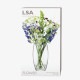 LSA International ե١ FLOWER ե BARREL BOUQUET VASE  H29cm Ʃ饹//ץ/饹١/̲/̲ƥꥢ/ե󥸥/̺/ϥɥ㡼/