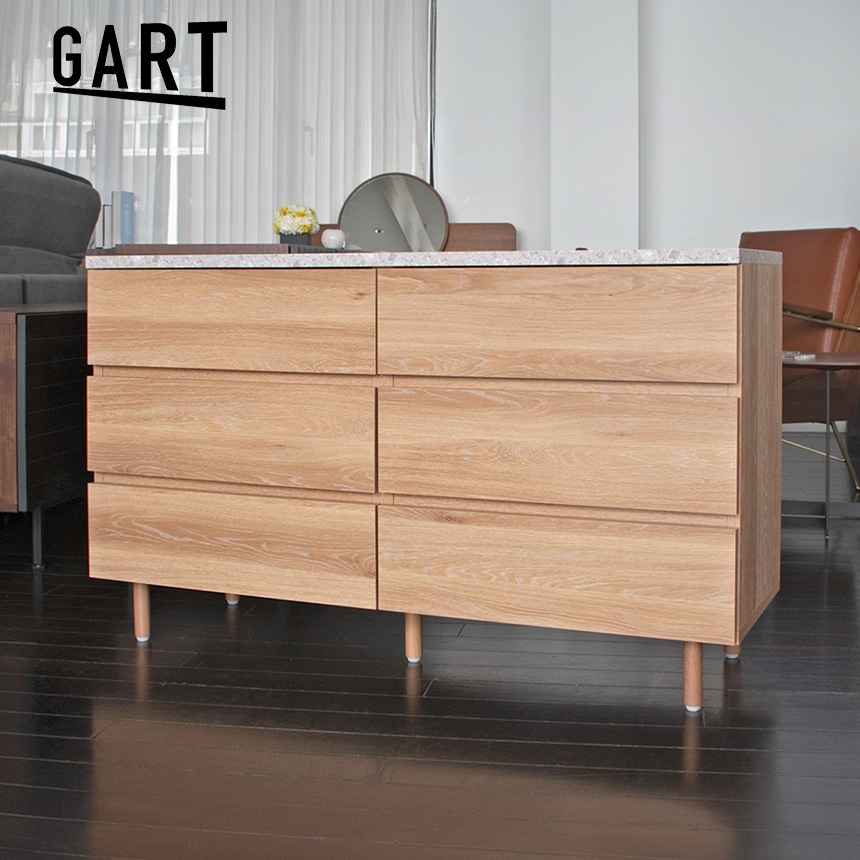 GART ガルト ドゥーロ チェスト 3段 幅120cm 北欧 チェスト