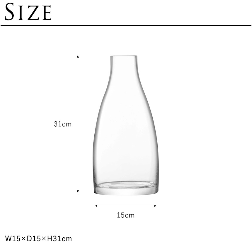 LSA International ե١ FLOWER ե Kiln Vase  H31cm Ʃ饹//ץ/饹١/̲/̲ƥꥢ/ե󥸥/̺/ϥɥ㡼/