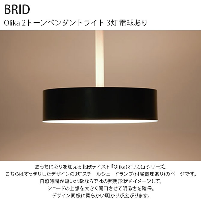 ڥȥ饤 ̲ ˥ BRID Olika 2ȡڥȥ饤 3 ŵ夢  ץ LED б  ŷ 饤  E26