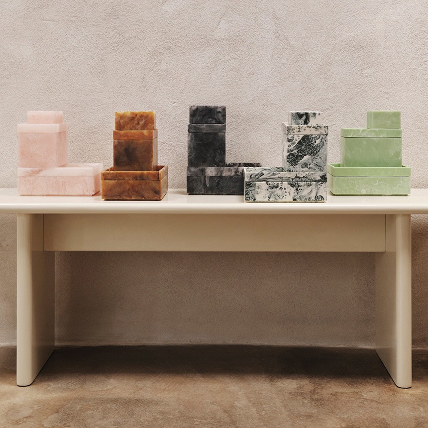ferm LIVING �ե������ӥ� Mist Tray �ߥ��� �ȥ쥤 10��15cm  �̲����� ��ʪ���� ���̽� �Х��롼�� �Х����å� �Х������ƥ� �����å��� �Ťͼ�Ǽ ��������Ź ����͢����
