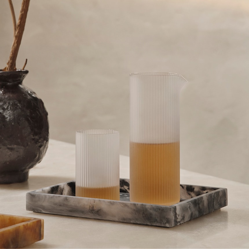 ferm LIVING �ե������ӥ� Mist Tray �ߥ��� �ȥ쥤 10��15cm  �̲����� ��ʪ���� ���̽� �Х��롼�� �Х����å� �Х������ƥ� �����å��� �Ťͼ�Ǽ ��������Ź ����͢����