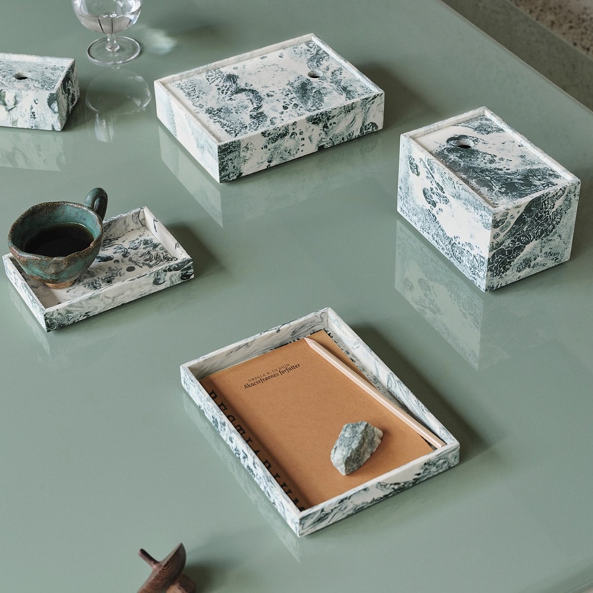 ferm LIVING �ե������ӥ� Mist Tray �ߥ��� �ȥ쥤 10��15cm  �̲����� ��ʪ���� ���̽� �Х��롼�� �Х����å� �Х������ƥ� �����å��� �Ťͼ�Ǽ ��������Ź ����͢����