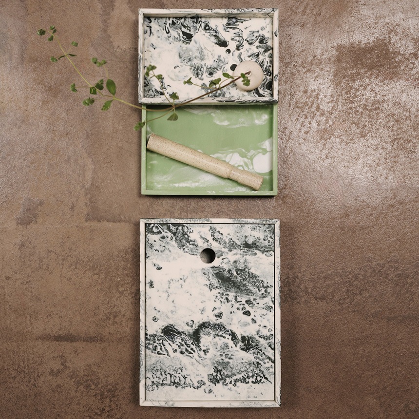 ferm LIVING �ե������ӥ� Mist Tray �ߥ��� �ȥ쥤 15��20cm  �̲����� ��ʪ���� ���̽� �Х��롼�� �Х����å� �Х������ƥ� �����å��� �Ťͼ�Ǽ ��������Ź ����͢����  ������̵����
