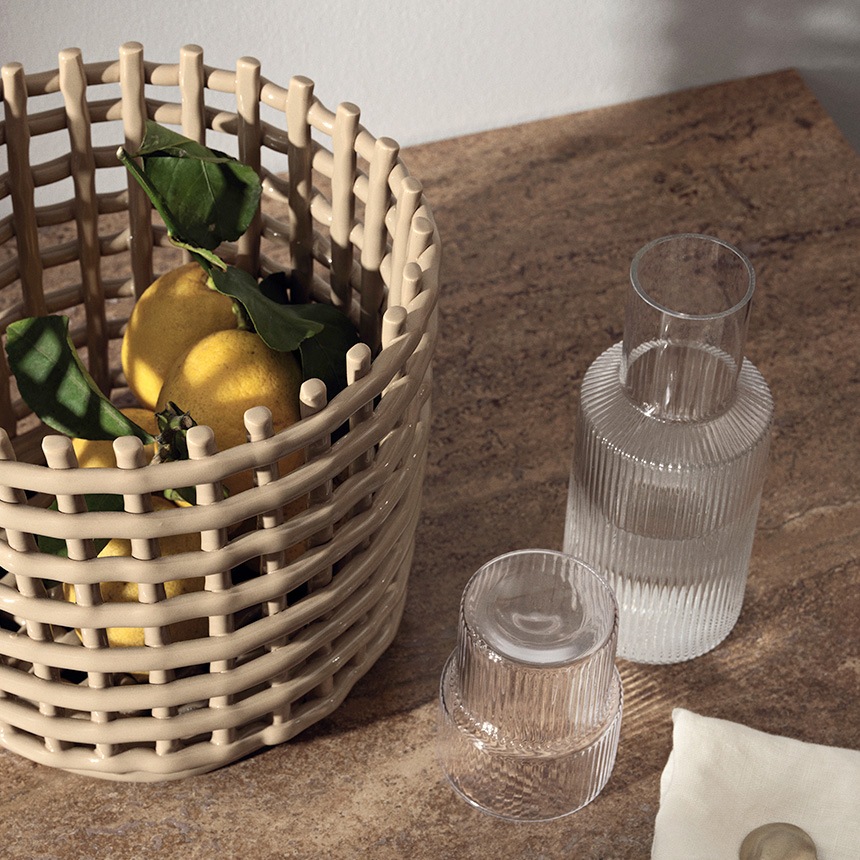 ferm LIVING �ե������ӥ� ����ߥå� �Х����å� �顼�� ľ��23.5cm  �̲� ���� ����ƥꥢ ���� ������� ��ʪ���� �ǥ�ޡ��� ��Ǽ ƫ�� �ݥåȥ��С� ȭ���С� ����ƥꥢ���� �̲����� ���å��� ���� ��ӥ�