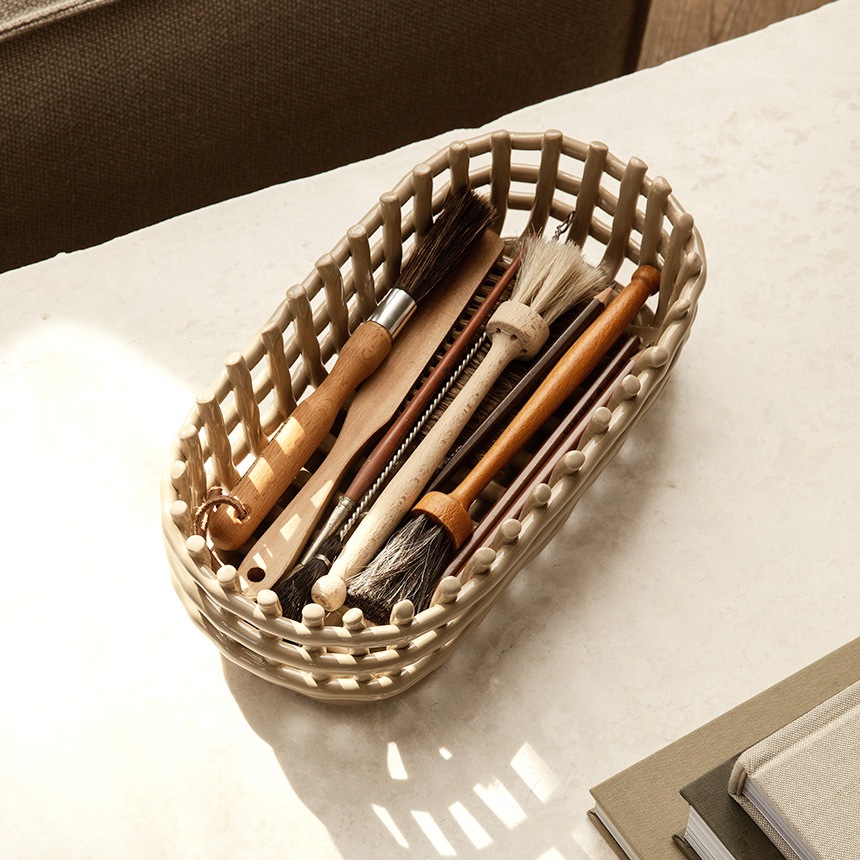 ferm LIVING �ե������ӥ� ����ߥå� �Х����å� �����Х� ��30cm  �̲� ���� ����ƥꥢ ���� ������� ��ʪ���� �ǥ�ޡ��� ��Ǽ ƫ�� �ݥåȥ��С� ȭ���С� ����ƥꥢ���� �̲����� ���å��� ���� ��ӥ�