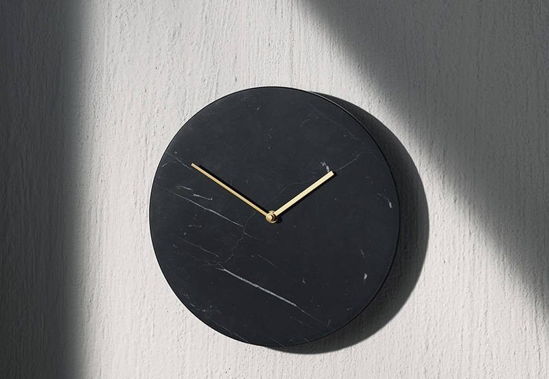 Audo マーブル ウォールクロック 大理石 壁掛け時計 北欧 インテリア 雑貨 おしゃれ 壁 時計 リビング 玄関 室内 飾り プレゼント