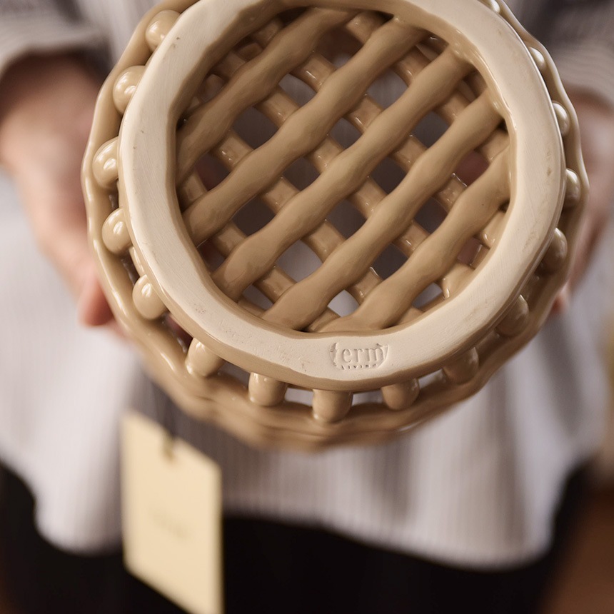 ferm LIVING �ե������ӥ� ����ߥå� �Х����å� ���⡼�� ľ��16cm  �̲� ���� ����ƥꥢ ���� ������� ��ʪ���� �ǥ�ޡ��� ��Ǽ ƫ�� �ݥåȥ��С� ȭ���С� ����ƥꥢ���� �̲����� ���å��� ���� ��ӥ�