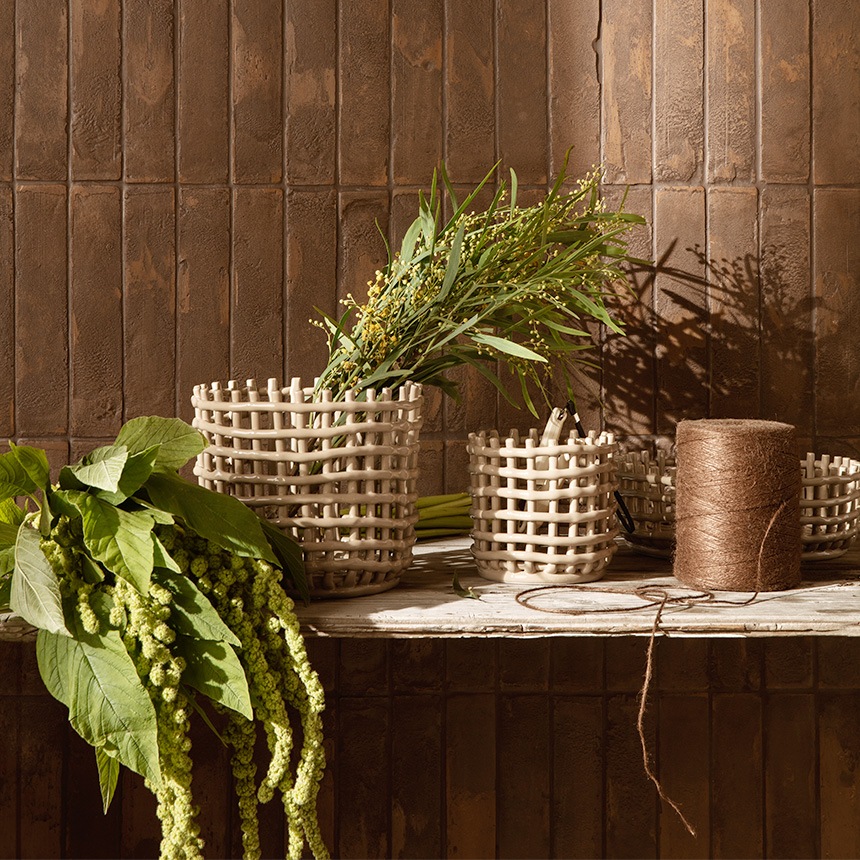 ferm LIVING �ե������ӥ� ����ߥå� �Х����å� ���⡼�� ľ��16cm  �̲� ���� ����ƥꥢ ���� ������� ��ʪ���� �ǥ�ޡ��� ��Ǽ ƫ�� �ݥåȥ��С� ȭ���С� ����ƥꥢ���� �̲����� ���å��� ���� ��ӥ�