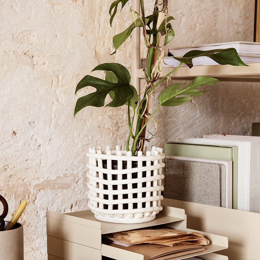 ferm LIVING �ե������ӥ� ����ߥå� �Х����å� ���⡼�� ľ��16cm  �̲� ���� ����ƥꥢ ���� ������� ��ʪ���� �ǥ�ޡ��� ��Ǽ ƫ�� �ݥåȥ��С� ȭ���С� ����ƥꥢ���� �̲����� ���å��� ���� ��ӥ�