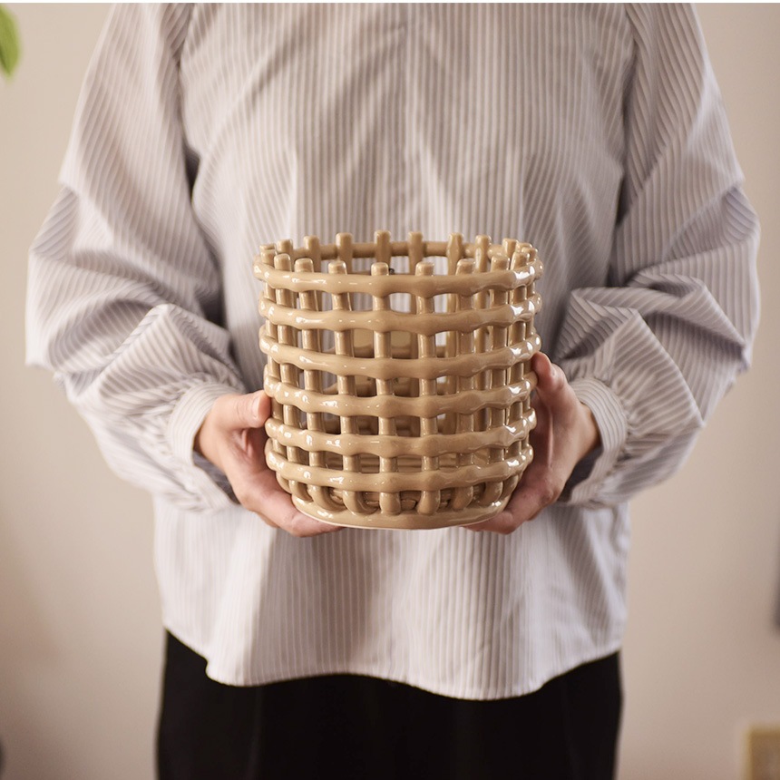 ferm LIVING �ե������ӥ� ����ߥå� �Х����å� ���⡼�� ľ��16cm  �̲� ���� ����ƥꥢ ���� ������� ��ʪ���� �ǥ�ޡ��� ��Ǽ ƫ�� �ݥåȥ��С� ȭ���С� ����ƥꥢ���� �̲����� ���å��� ���� ��ӥ�