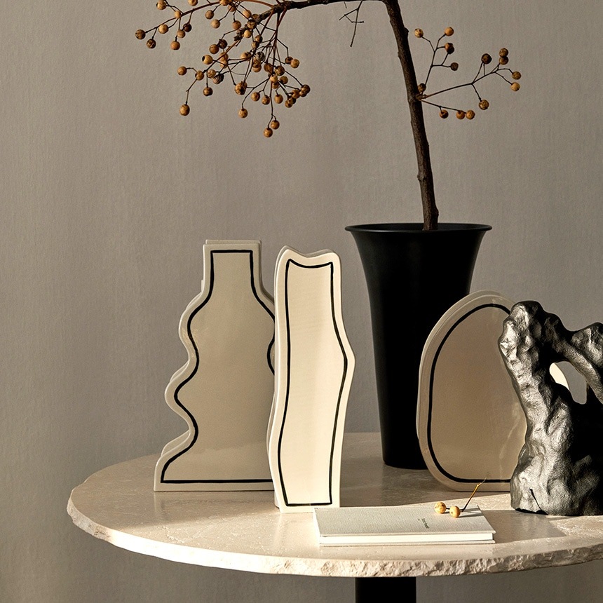 ferm LIVING եӥ 󼡸ȤԻ׵Ĥʲ ڡȥ١  Rounded  ̲   ե١  ƥꥢ ƫ ץ쥼 ե  ̲ ̲ƥꥢ ƥꥢ