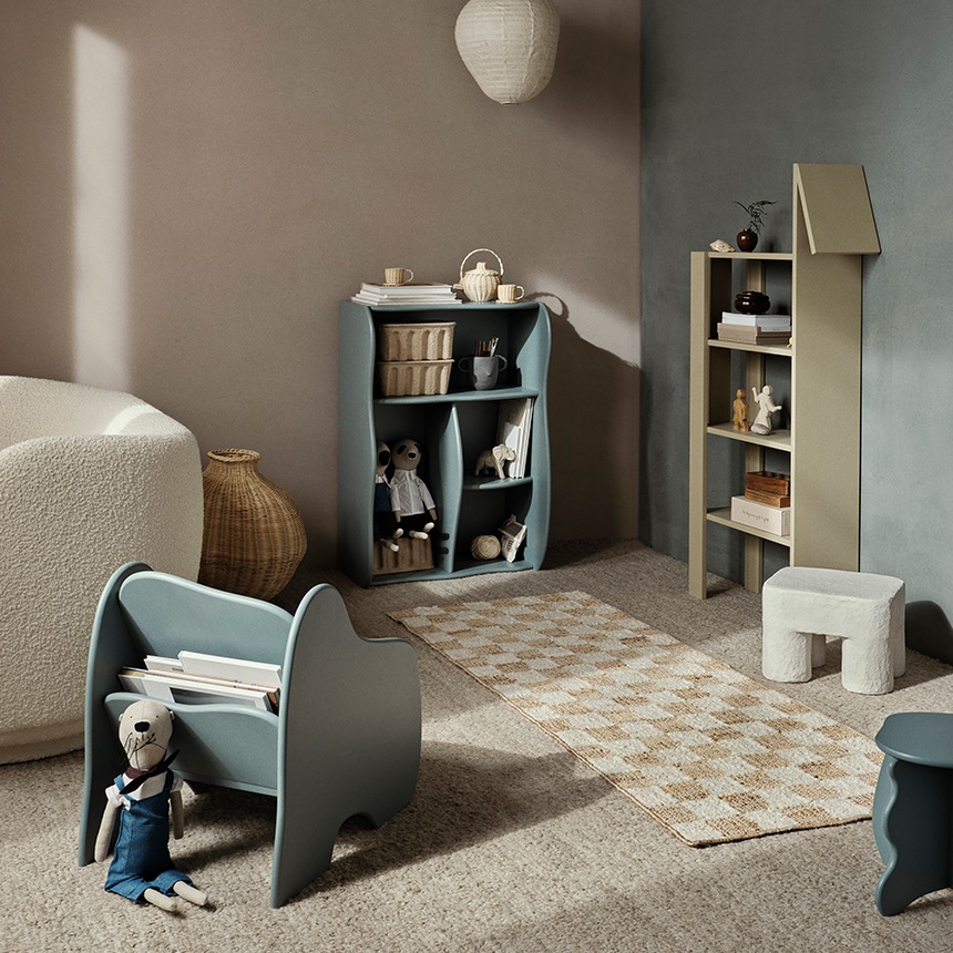 ferm LIVING �ե������ӥ� Slope Lounge Chair �������� �饦�󥸥����� ���å��������̲� ����ƥꥢ �ȶ� ���å��ȶ� ������� ���襤�� ���å��ȶ� ���� �Ҷ����� ���å��� ��������Ź ����͢����