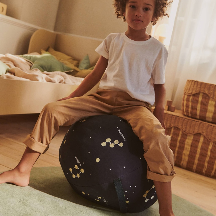 ferm LIVING �ե������ӥ� �����ŷ�Υ��å���� ľ��50cm Constellation Pouf  �̲� ���å���� ������� ������ �̲����� ����ƥꥢ ��ӥ� �Ҷ� ��� ���襤��  ������̵����