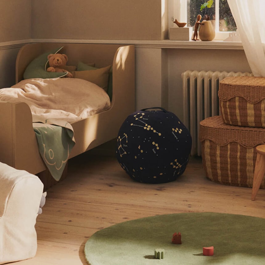 ferm LIVING �ե������ӥ� �����ŷ�Υ��å���� ľ��50cm Constellation Pouf  �̲� ���å���� ������� ������ �̲����� ����ƥꥢ ��ӥ� �Ҷ� ��� ���襤��  ������̵����