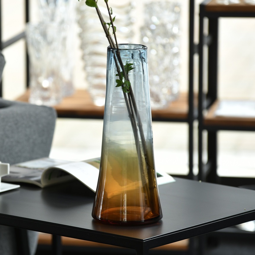 ���� ���饹 ������� ������ L �⤵40cm  ���饹���� ���顼���饹 �ե��١��� vase ����ƥꥢ ���� ���� �ޤ�� �̲�