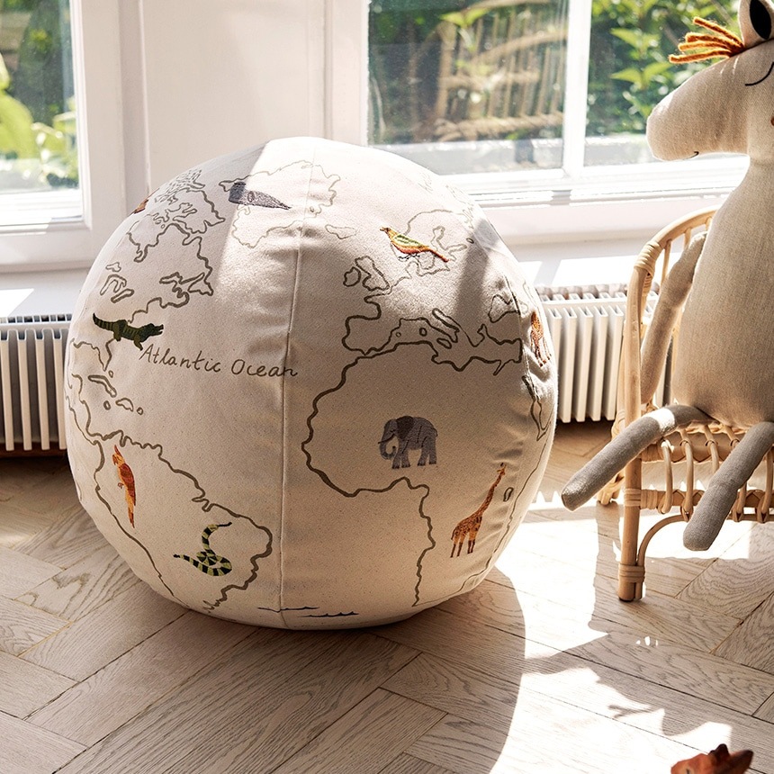 ferm LIVING եӥ ϵ嵷Υå ľ50cm The World Pouf  ɥץ  ̲ å   ̲ ƥꥢ ӥ Ҷ  襤