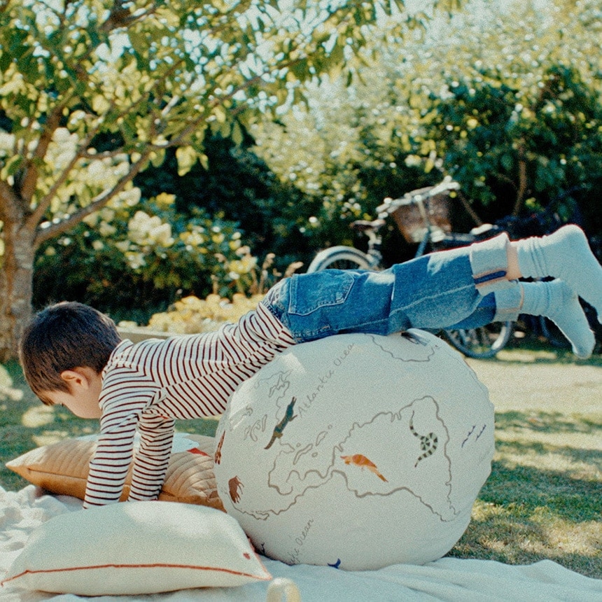 ferm LIVING եӥ ϵ嵷Υå ľ50cm The World Pouf  ɥץ  ̲ å   ̲ ƥꥢ ӥ Ҷ  襤