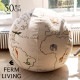 ferm LIVING եӥ ϵ嵷Υå ľ50cm The World Pouf  ɥץ  ̲ å   ̲ ƥꥢ ӥ Ҷ  襤
