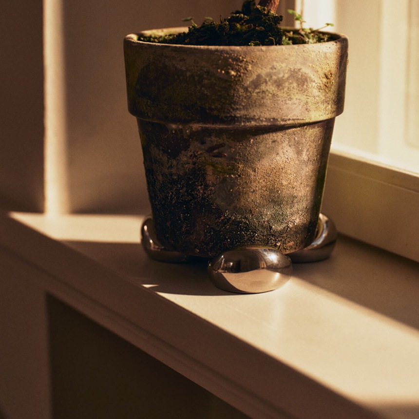 �ݥåȥե����� ferm LIVING �ե������ӥ� Nube Planter Feet 4�ĥ��å�  ȭ­ ������� ȭ��­ �ݥåȥեå� ȭ ­ �� ���� �����ǥ󻨲� �����ǥ˥󥰻��� ���襤�� �����ǥ�ġ���  ������̵����