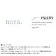 ˥󥰥ơ֥  nora. Υ mam ޥ եͥ ˥󥰥ơ֥ 140cm    ̲ ۥ磻 140  4ͳݤ