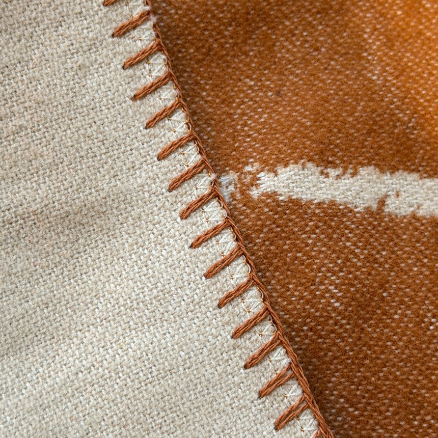 ferm LIVING �ե������ӥ� Skye Blanket �֥�󥱥å� 120cm��80cm  �͵� �֥��� �̲� ���åȥ� 100 ����ƥꥢ ������� ���襤�� �� ���� ���ä����� �Ȥ��� ��ӥ� ���� ����͢����  ������̵����
