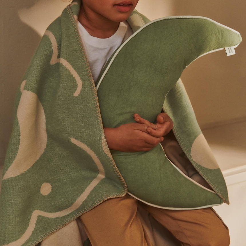 ferm LIVING �ե������ӥ� Skye Blanket �֥�󥱥å� 120cm��80cm  �͵� �֥��� �̲� ���åȥ� 100 ����ƥꥢ ������� ���襤�� �� ���� ���ä����� �Ȥ��� ��ӥ� ���� ����͢����  ������̵����