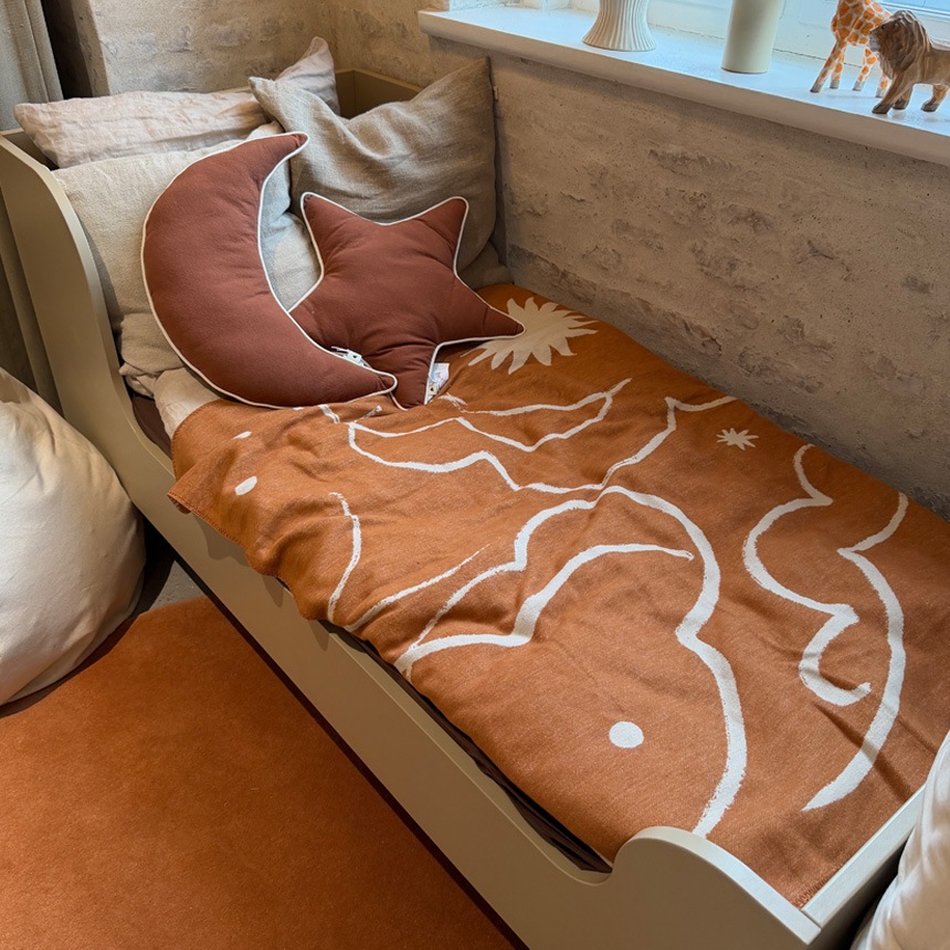 ferm LIVING �ե������ӥ� Skye Blanket �֥�󥱥å� 120cm��80cm  �͵� �֥��� �̲� ���åȥ� 100 ����ƥꥢ ������� ���襤�� �� ���� ���ä����� �Ȥ��� ��ӥ� ���� ����͢����  ������̵����