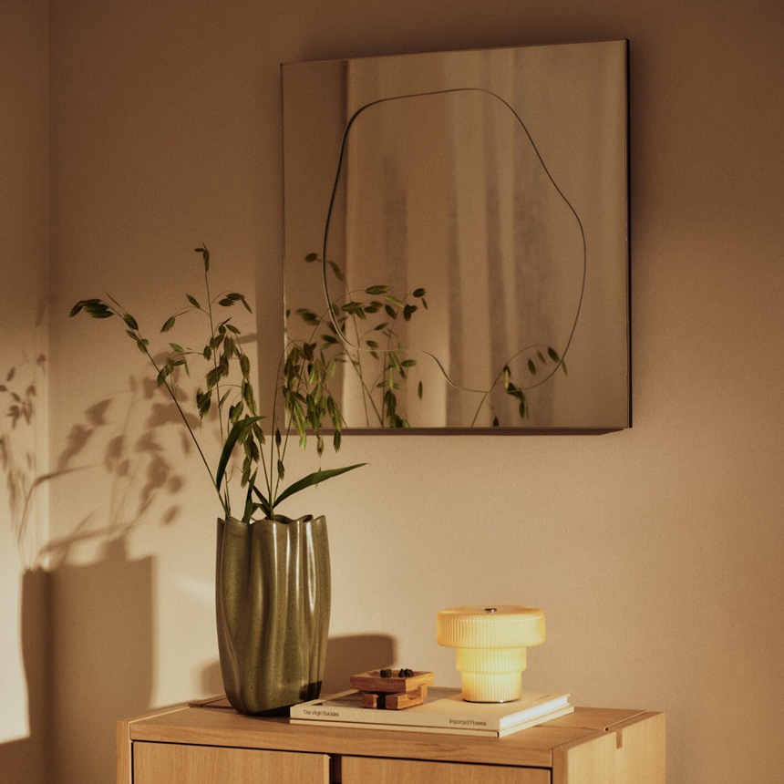 ferm LIVING �ե������ӥ� Folia Mirror �ե��ꥢ �ߥ顼 H45  �̲� ����ƥꥢ �� �̲��ȶ� ������� �ɳݤ� ��������ߥ顼 �̲��֥��� �͵� �������� ��������Ź  ������̵����