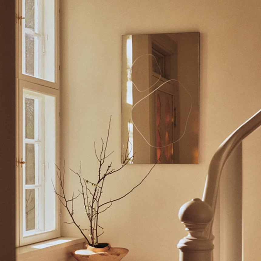 ferm LIVING �ե������ӥ� Folia Mirror �ե��ꥢ �ߥ顼 H82  �̲� ����ƥꥢ �� �̲��ȶ� ������� �ɳݤ� ��������ߥ顼 �̲��֥��� �͵� �������� ��������Ź  ������̵����