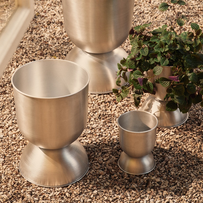 ferm LIVING �ե������ӥ� Hourglass Pot ������饹 �ݥå� XS������ �ץ�󥿡�������� ȭ���С� �̲� �֥��� �͵� �����ǥ󻨲� �ץ�󥿡����С� �����ǥ˥󥰻��� ȭ ����͢����