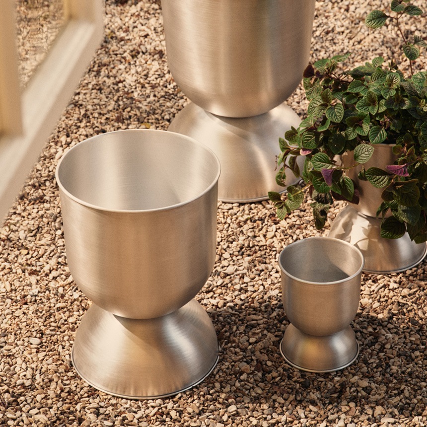 ferm LIVING �ե������ӥ� Hourglass Pot ������饹 �ݥå� M������ �ץ�󥿡�������� ȭ���С� �̲� �֥��� �͵� �����ǥ󻨲� �ץ�󥿡����С� �����ǥ˥󥰻��� ȭ ����͢����