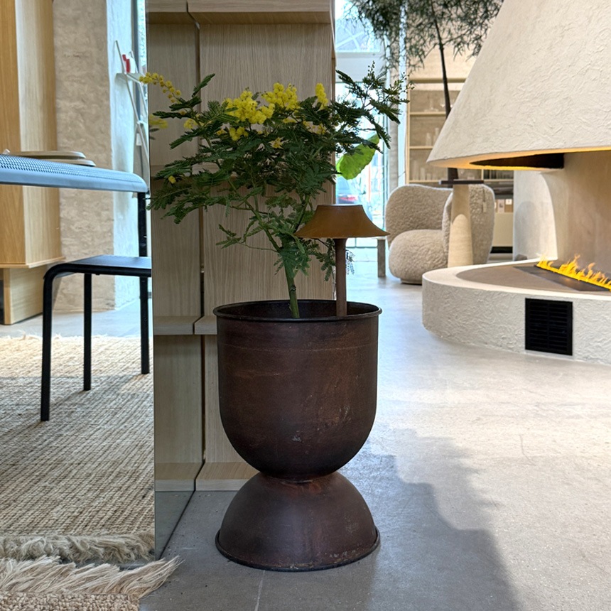 ferm LIVING �ե������ӥ� Hourglass Pot ������饹 �ݥå� M������ �ץ�󥿡�������� ȭ���С� �̲� �֥��� �͵� �����ǥ󻨲� �ץ�󥿡����С� �����ǥ˥󥰻��� ȭ ����͢����