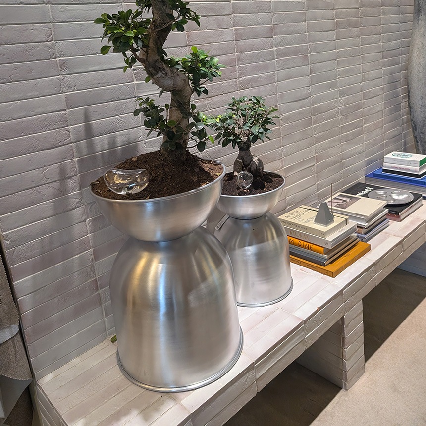 ferm LIVING �ե������ӥ� Hourglass Pot ������饹 �ݥå� M������ �ץ�󥿡�������� ȭ���С� �̲� �֥��� �͵� �����ǥ󻨲� �ץ�󥿡����С� �����ǥ˥󥰻��� ȭ ����͢����