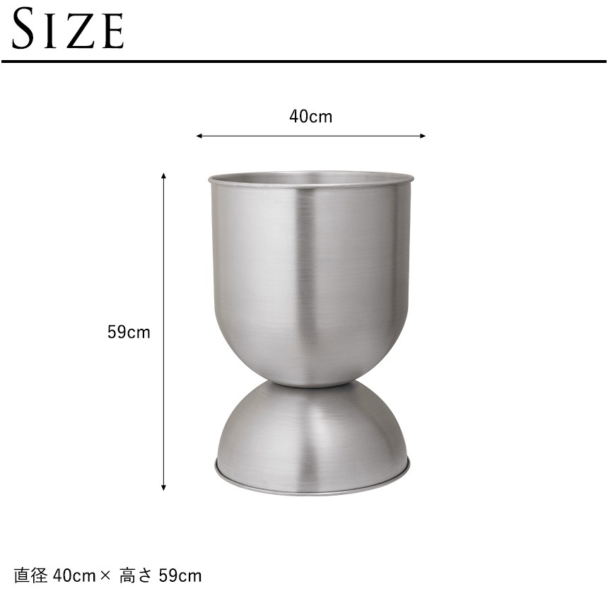 ferm LIVING �ե������ӥ� Hourglass Pot ������饹 �ݥå� M������ �ץ�󥿡�������� ȭ���С� �̲� �֥��� �͵� �����ǥ󻨲� �ץ�󥿡����С� �����ǥ˥󥰻��� ȭ ����͢����
